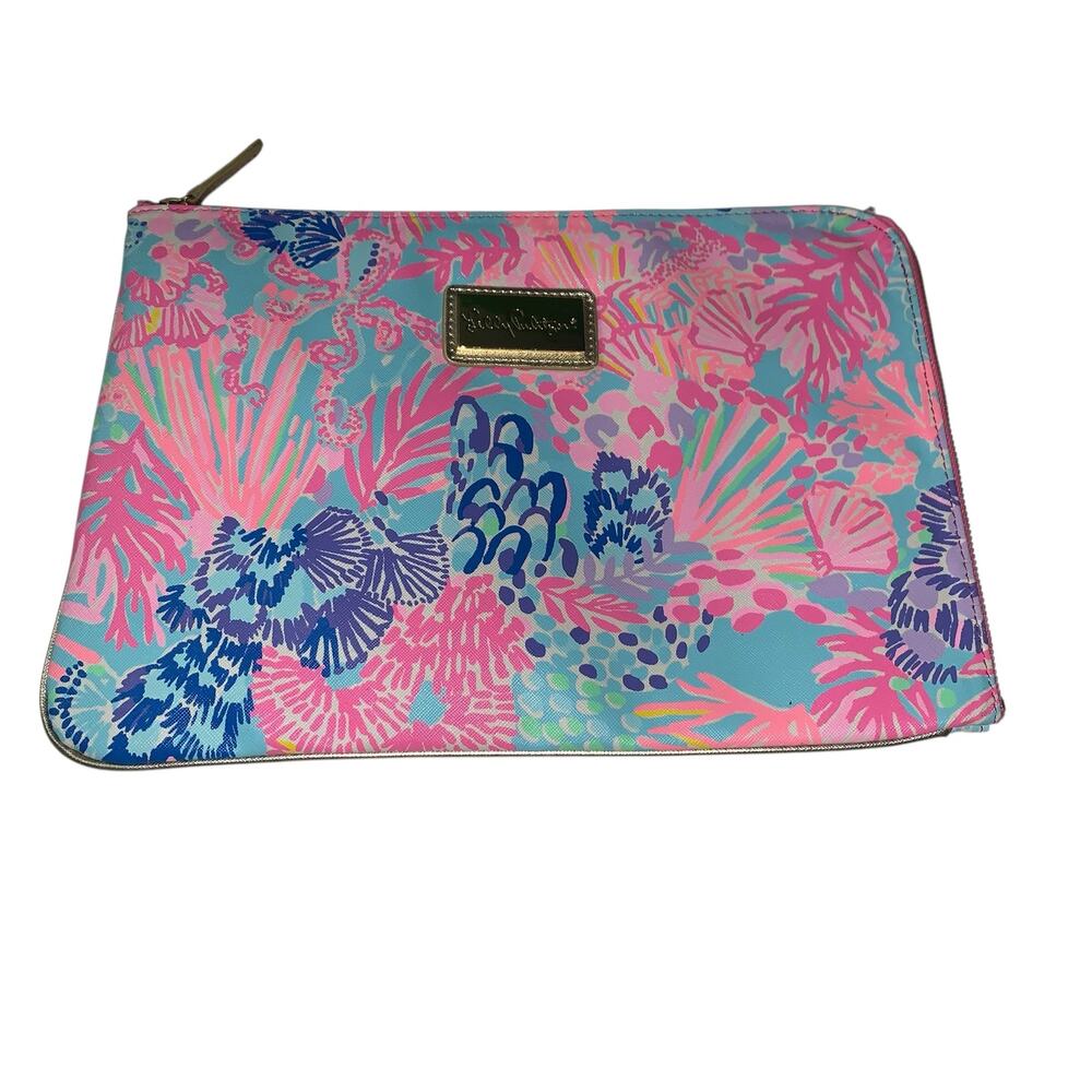 Lilly Pulitzer Tech Pouch Set Multi Splendor In‎ The Sand - Picture 5 of 12